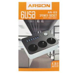 شارژر USB و چندراهی برق آرسون Arson AN 63
