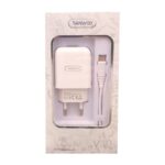 شارژر دیواری ترانیو مدل v30 به همراه کابل تبدیل microUSB