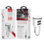 شارژر فندکی ال دینیو مدل DL-C29 ا LDNIO DL-C29 Charger